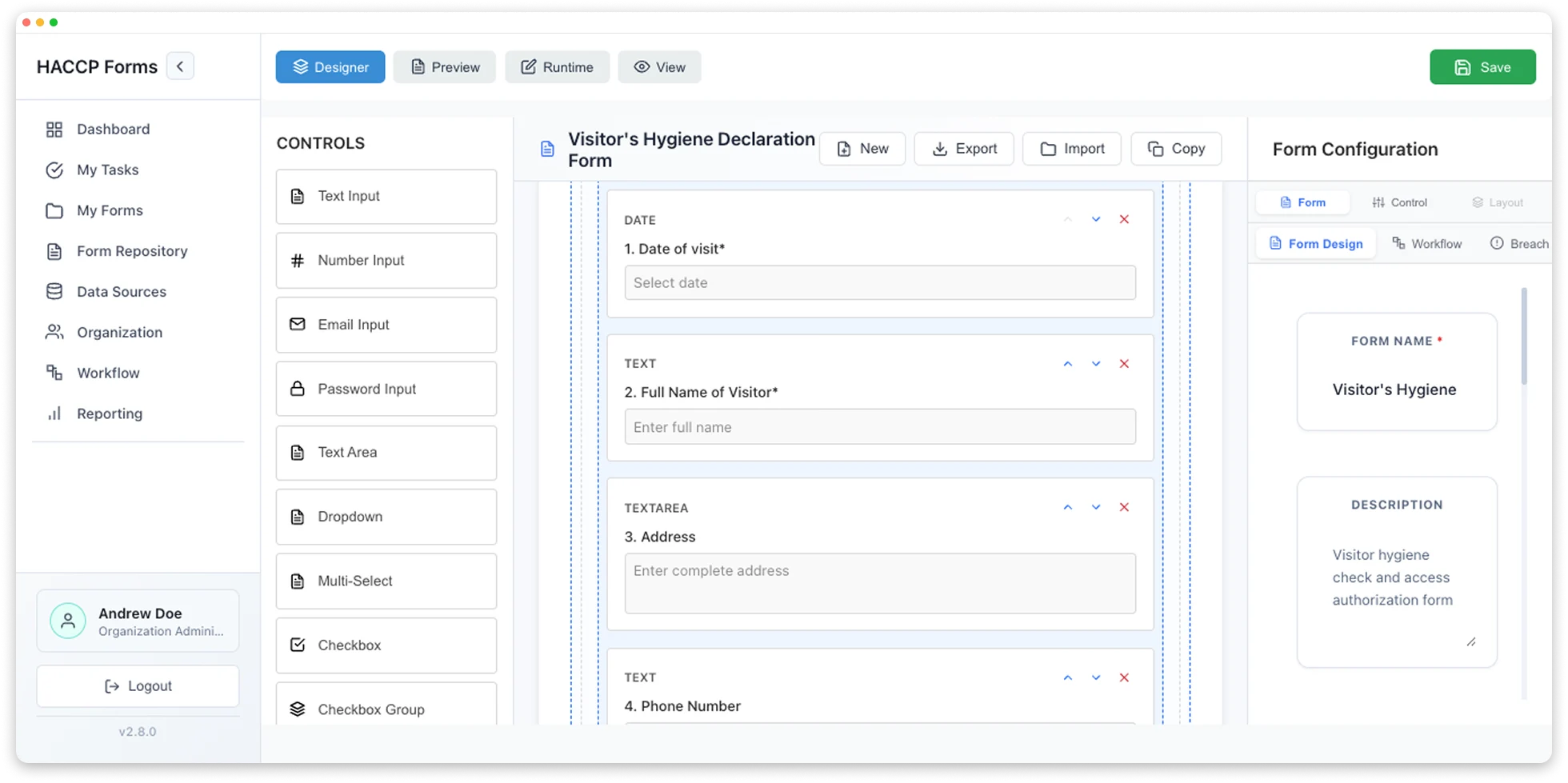 SafeTrack Platform Dashboard 2